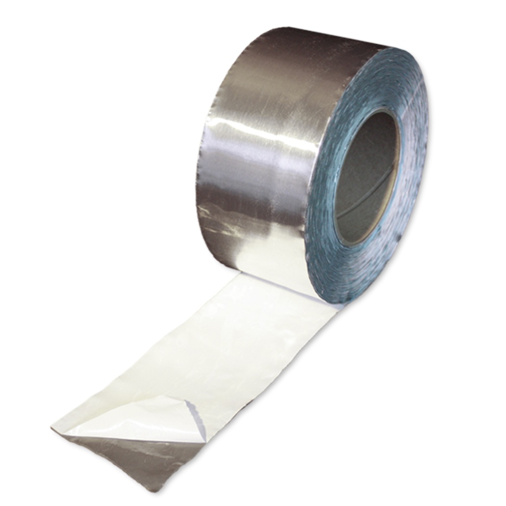 Aluminum Foil Tape 3 x 50 yd - 16 Rolls/Case